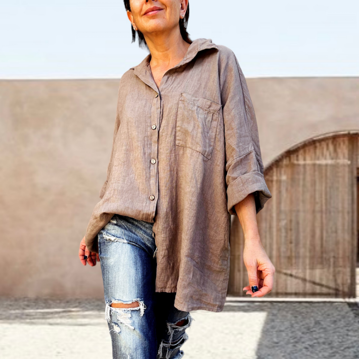 Blusa Lino Rodas