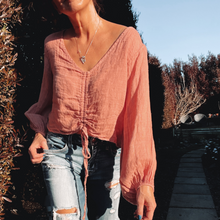 Cargar imagen en el visor de la galería, Blusa Lino Florencia
