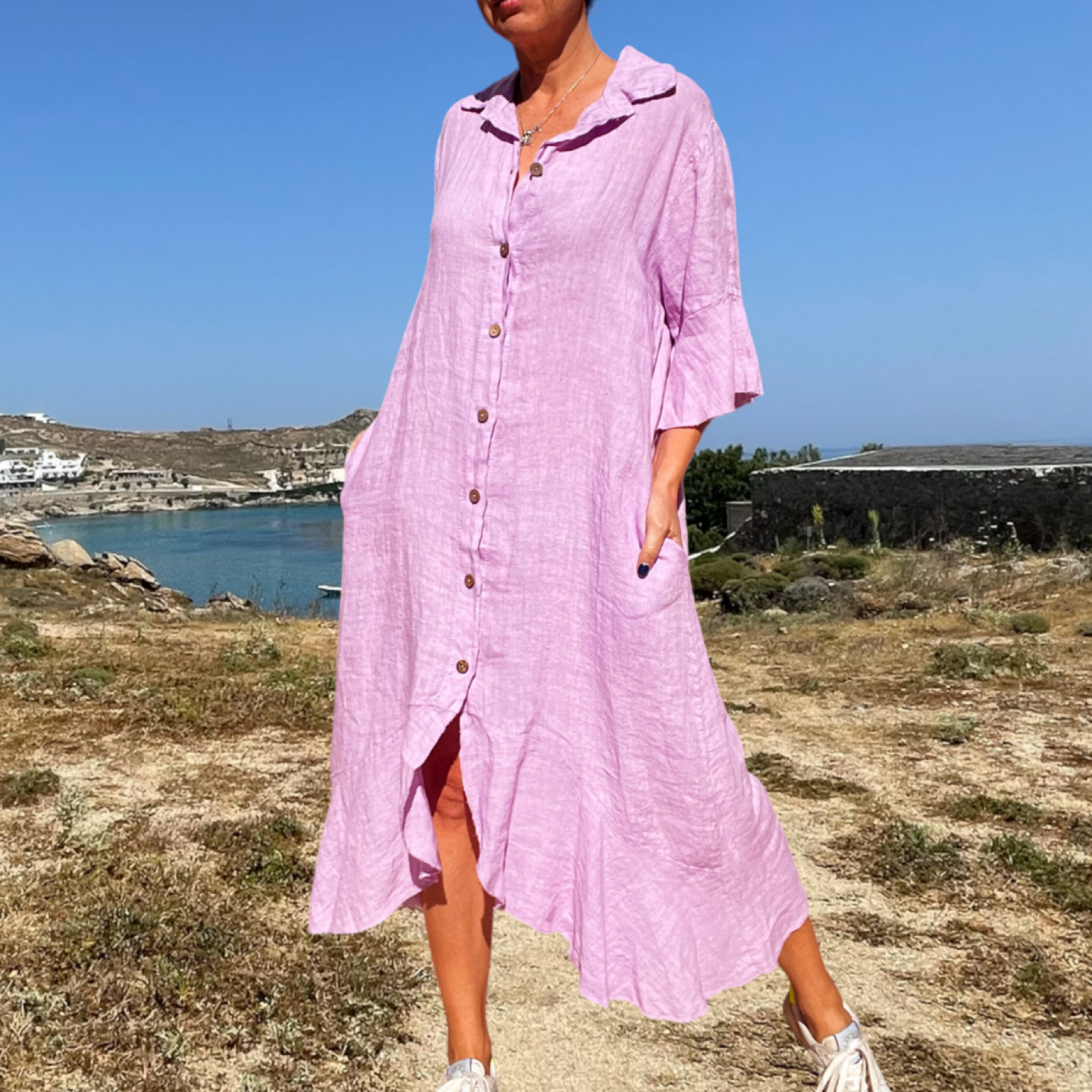 Vestido Lino Titi