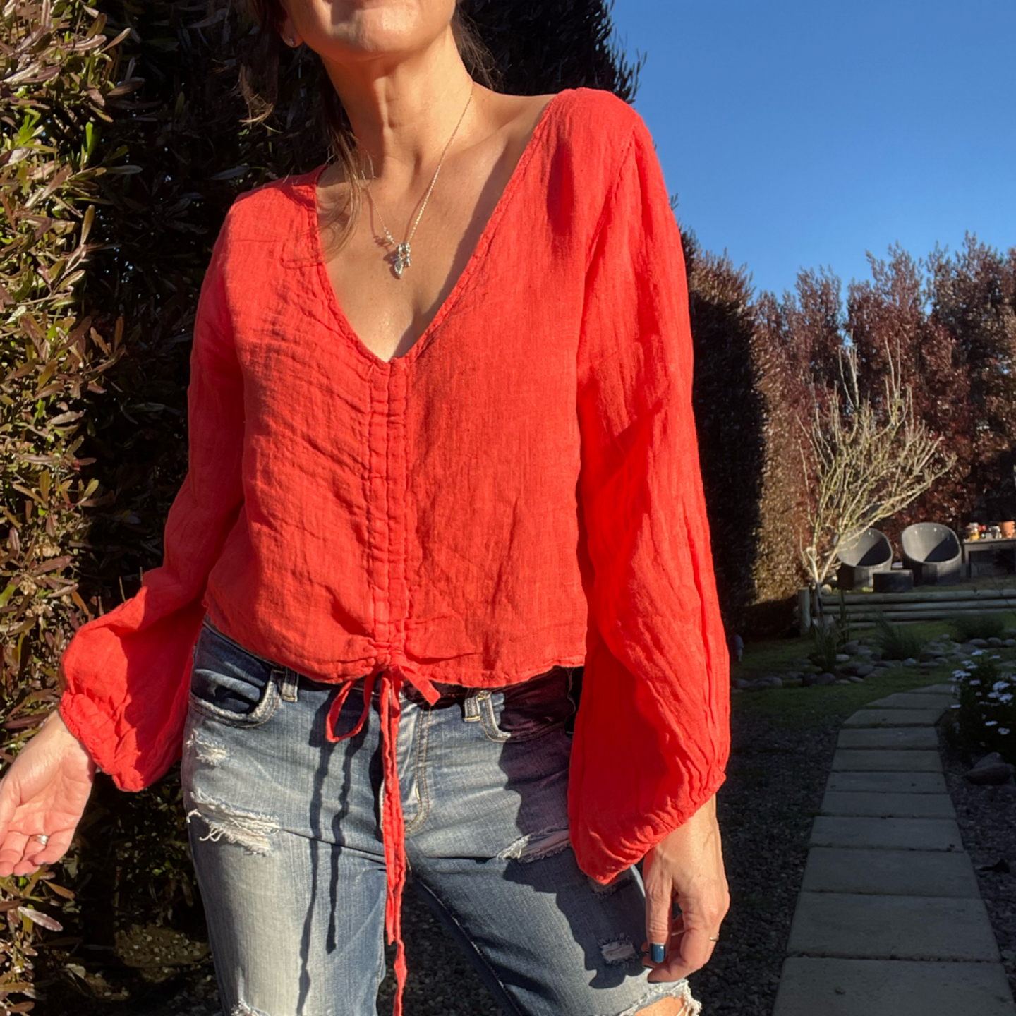 Blusa Lino Florencia