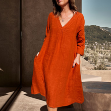 Cargar imagen en el visor de la galería, Vestido Lino Tami
