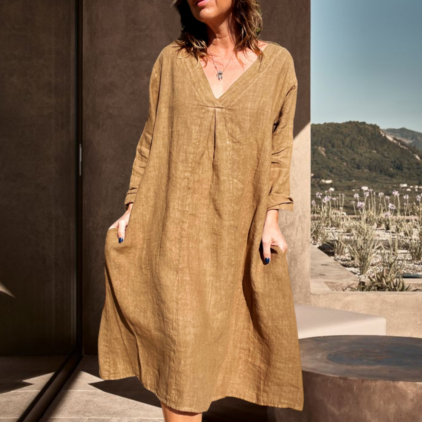 Vestido Lino Tami