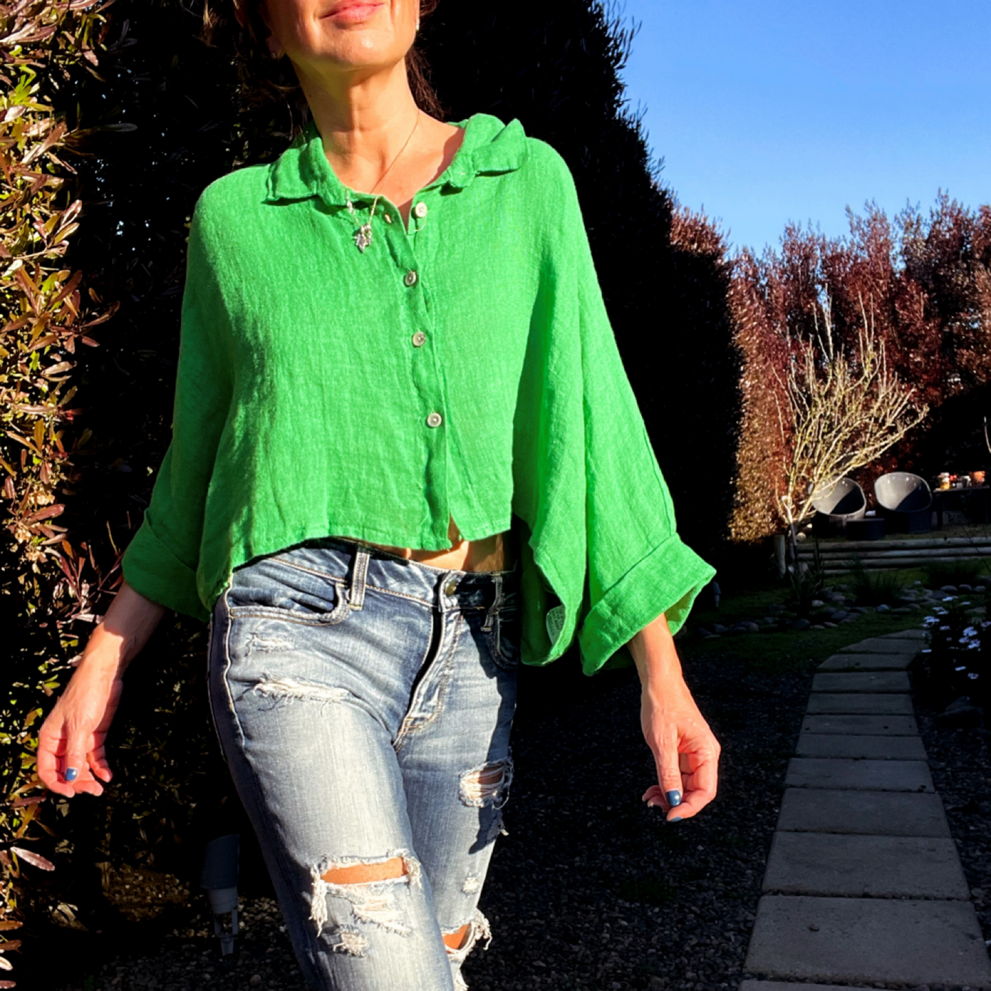 Blusa Lino Moni
