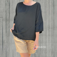 Cargar imagen en el visor de la galería, Blusa Botones Negro

