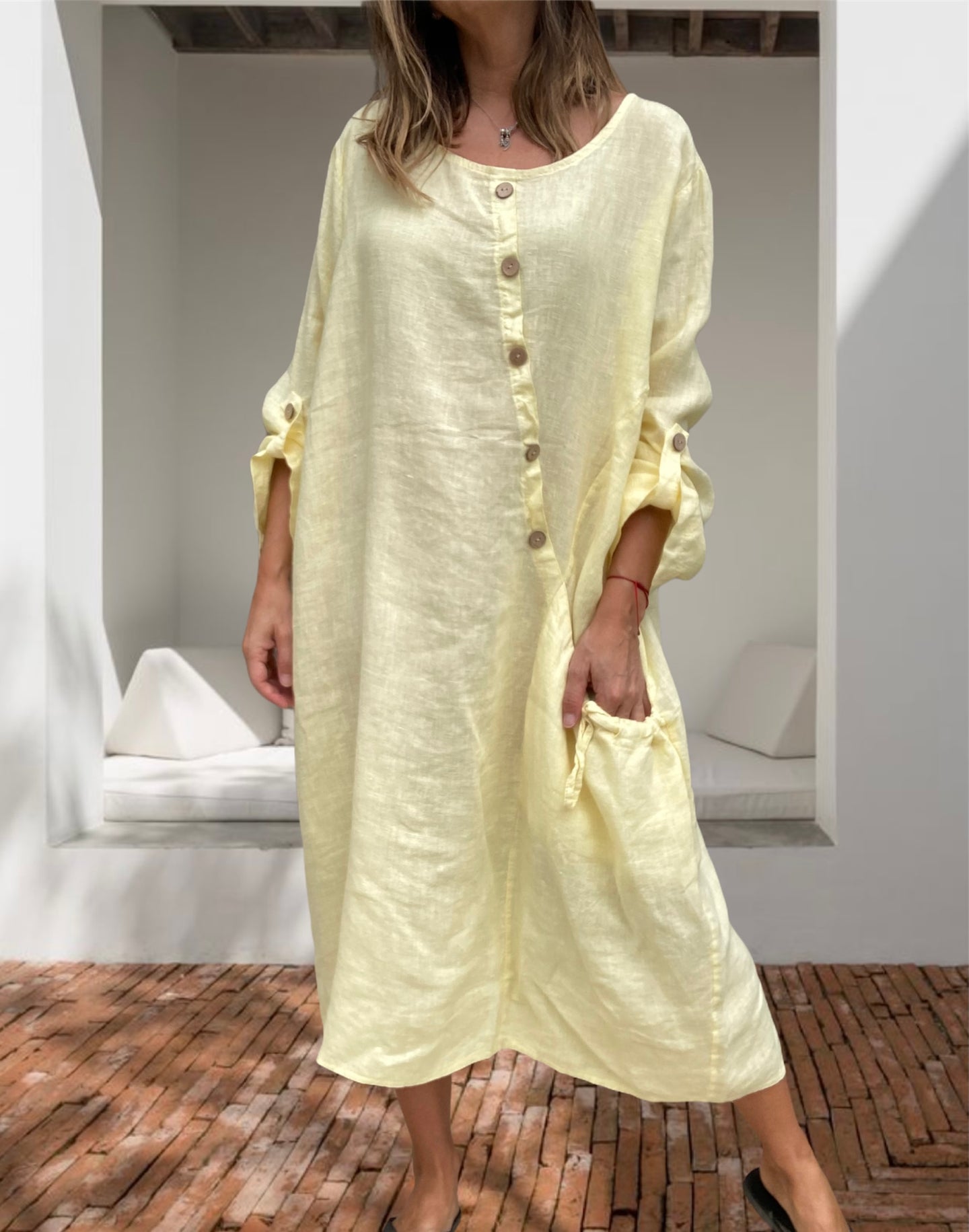 Vestido Lino Tania