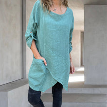 Cargar imagen en el visor de la galería, Blusón Lino Cittanova
